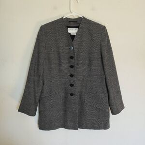 NWOT Jaeger Wool Blend Blazer Jacket size 12 Made in Great Britain